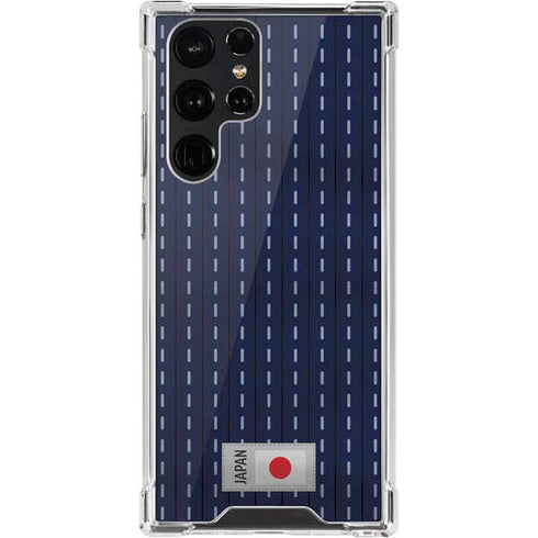 Japan Soccer Flag Galaxy S22 Ultra Clear Case